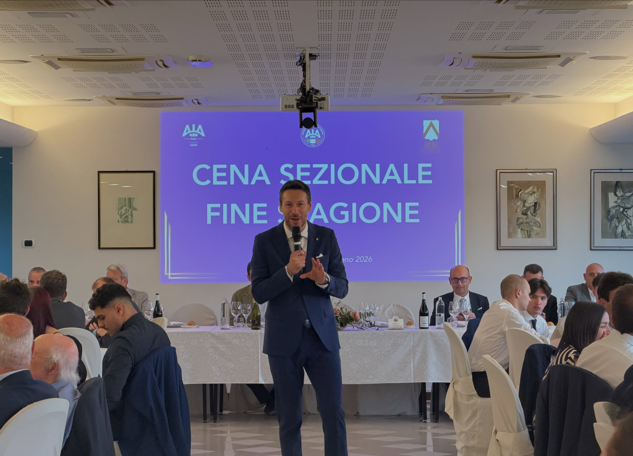 Momento della cena sezionale